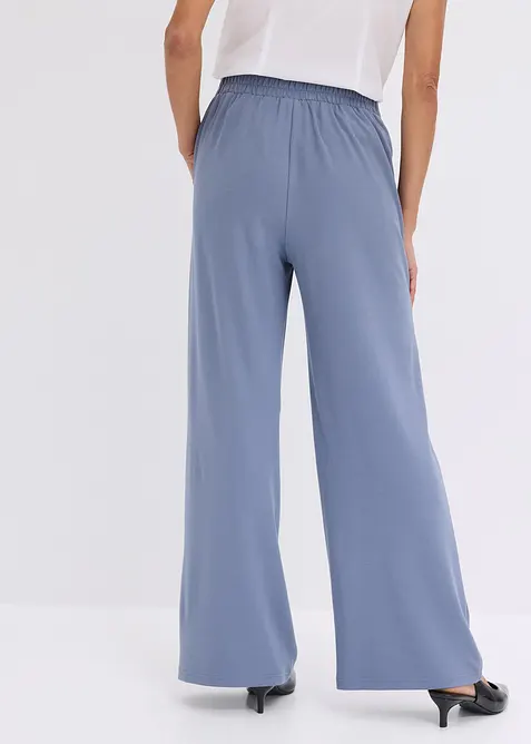 Pantalon en jersey &agrave; patte d&eacute;corative, bonprix