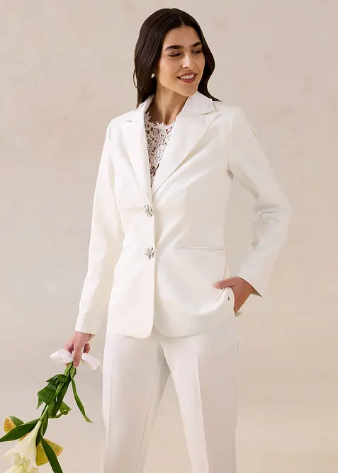 Blazer &agrave; boutons d&eacute;coratifs, bonprix