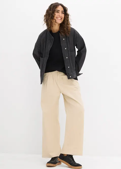 T-shirt &eacute;pais oversize 100% coton, bonprix