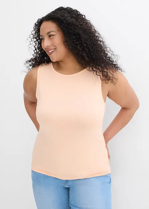 Lot de 2 tops en viscose douce, bonprix