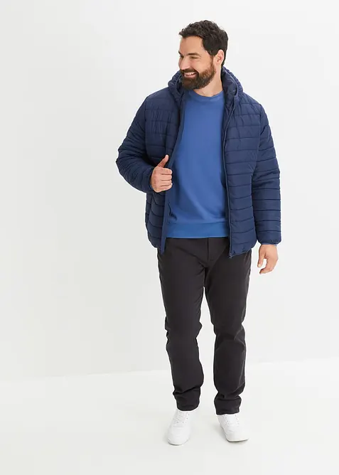 Pantalon extensible regular avec ceinture, droit, bonprix