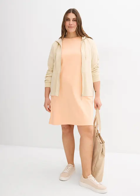 Robe courte en interlock &eacute;pais, bonprix