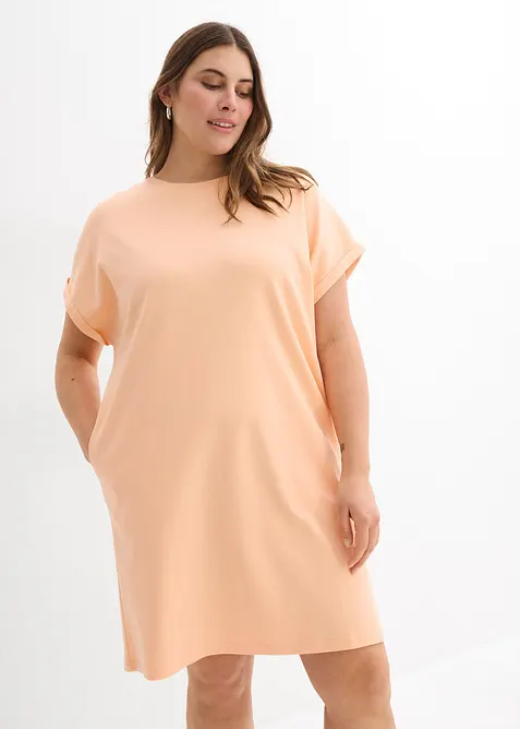 Robe courte en interlock &eacute;pais, bonprix