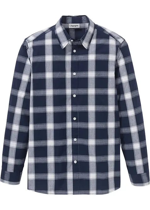 Chemise manches longues 100% coton, bonprix