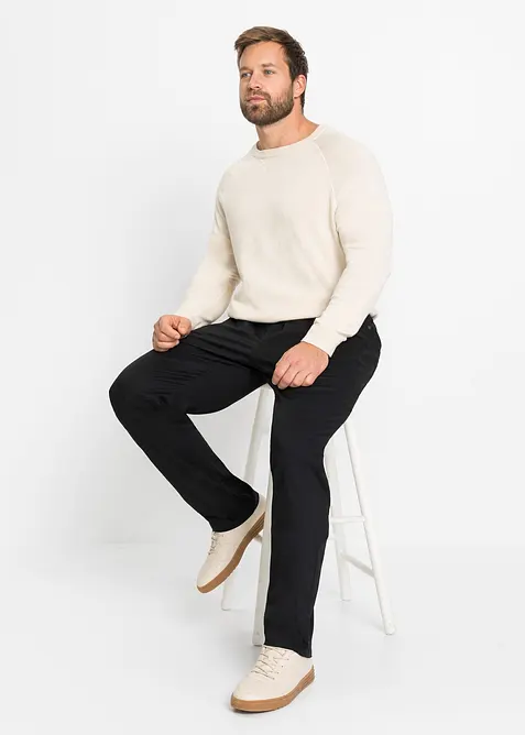 Pantalon jogger droit et extensible, regular, bonprix