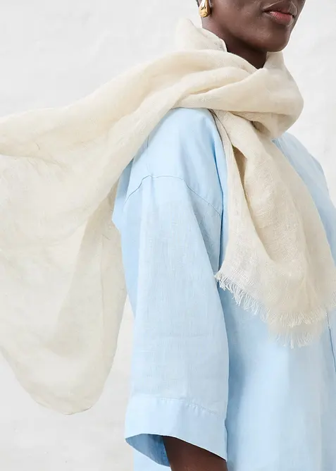 Foulard estival en lin, bonprix