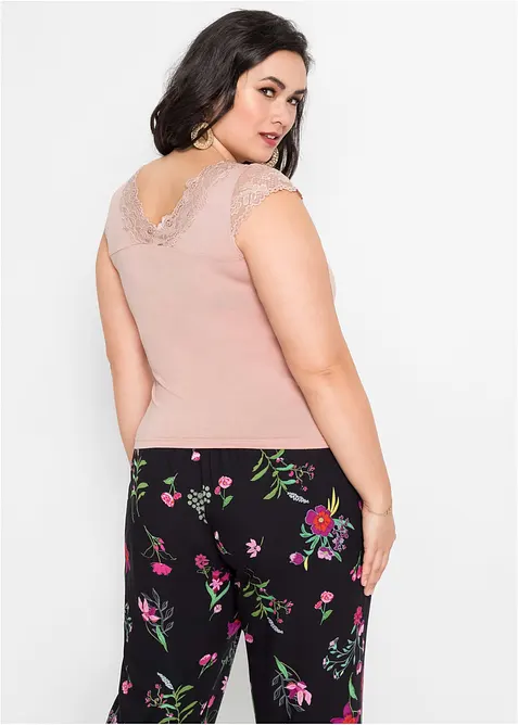 T-shirt doux en viscose extensible, bonprix