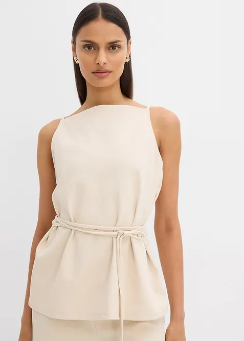 Top en maille piqu&eacute;e, bonprix