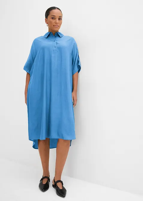 Robe-chemise fluide en viscose fine, bonprix