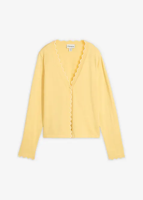 Gilet en fine maille contenant de la soie, bonprix