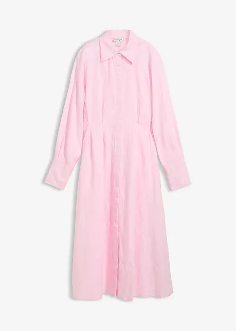 Robe-chemise 100% lin, bonprix