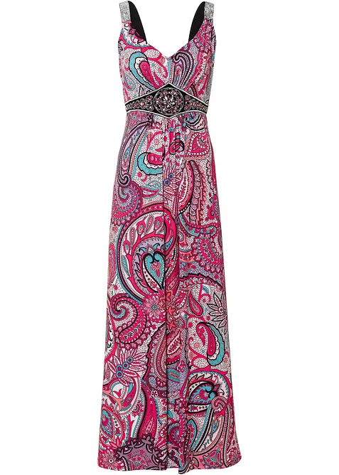 Robe longue avec applications, bonprix