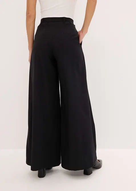 Pantalon &agrave; pinces avec ceinture (ens. 2 pces), bonprix