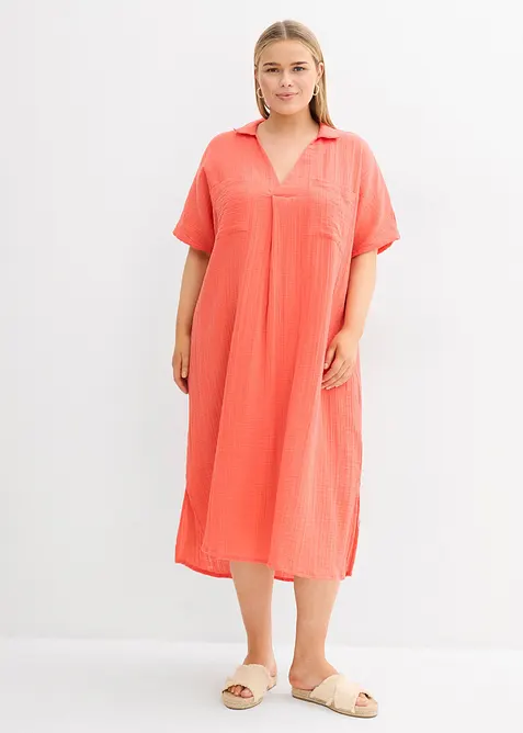 Robe caftan en gaze de coton douce, bonprix