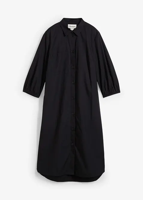 Robe-chemise l&eacute;g&egrave;re en coton, bonprix