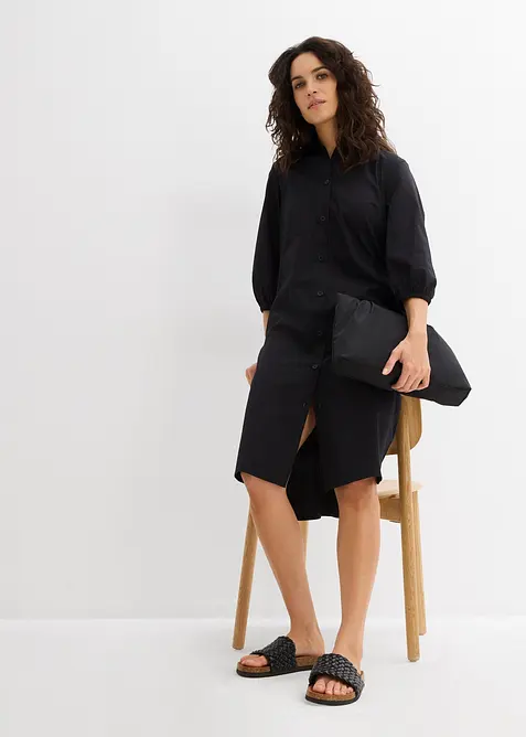 Robe-chemise l&eacute;g&egrave;re en coton, bonprix