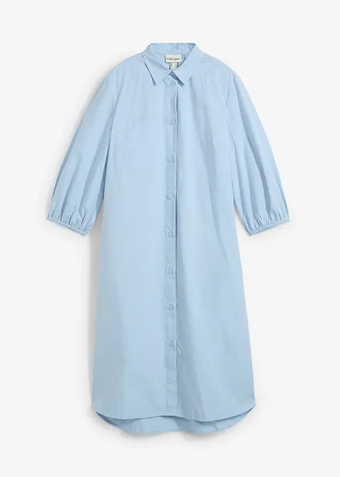 Robe-chemise l&eacute;g&egrave;re en coton, bonprix