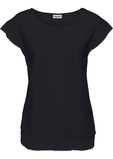 T-shirt boxy en coton, bonprix
