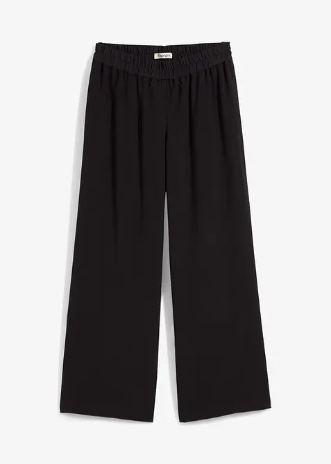 Jupe-culotte douce en viscose m&eacute;lang&eacute;e, bonprix