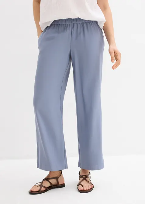 Jupe-culotte douce en viscose m&eacute;lang&eacute;e, bonprix