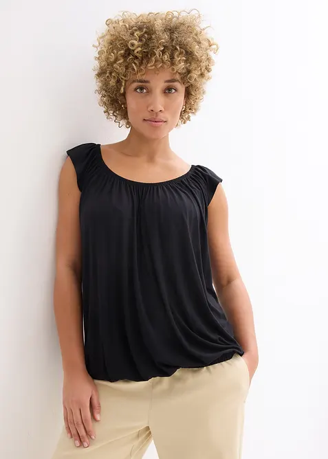 T-shirt doux en viscose extensible, bonprix