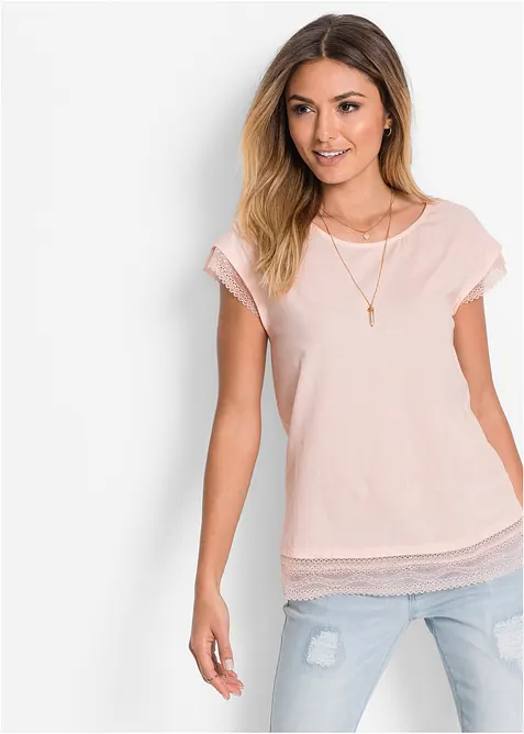 T-shirt boxy en coton, bonprix