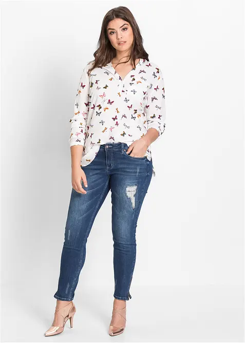 Blouse ample en viscose fluide, bonprix