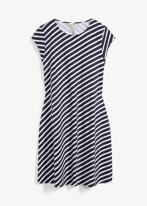 Robe cintr&eacute;e en jersey, bonprix