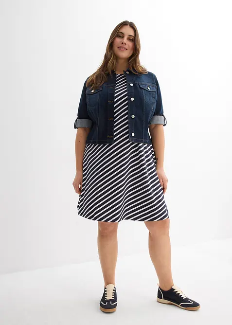 Robe cintr&eacute;e en jersey, bonprix