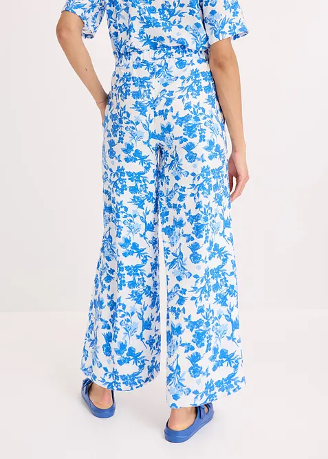 Jupe-culotte fluide en viscose m&eacute;lang&eacute;e, bonprix