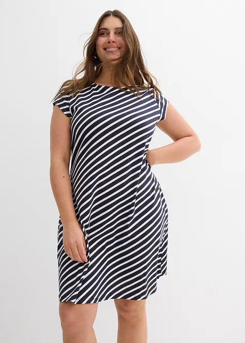 Robe cintr&eacute;e en jersey, bonprix