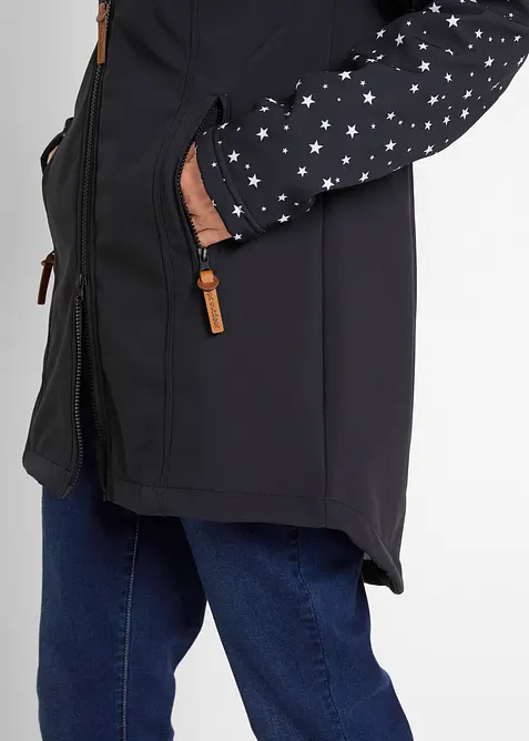 Parka en softshell technique avec doublure polaire douillette, bonprix