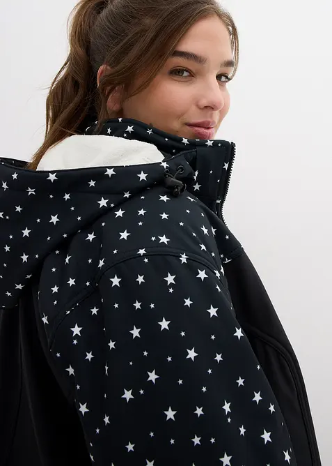 Parka en softshell technique avec doublure polaire douillette, bonprix