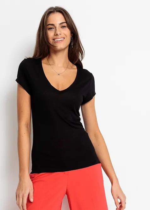 T-shirt en viscose douce, bonprix