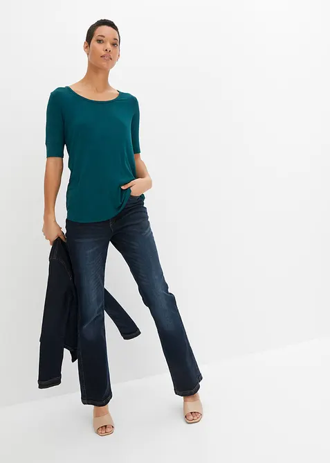 T-shirt doux en viscose extensible, bonprix