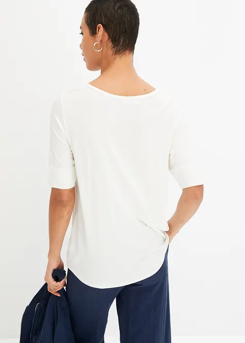 T-shirt doux en viscose extensible, bonprix