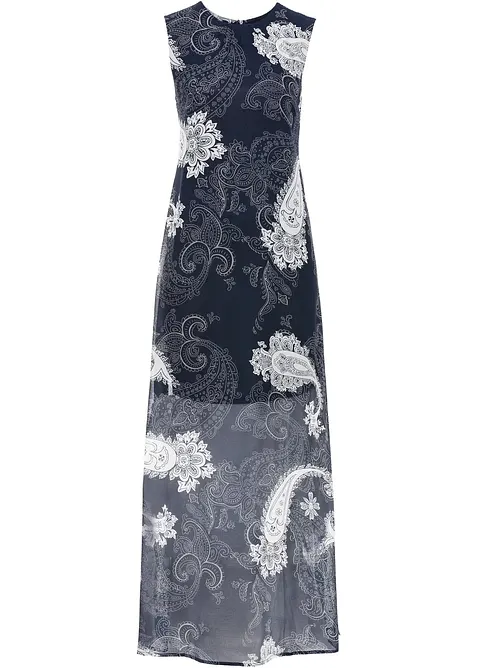 Robe longue en mousseline, bonprix