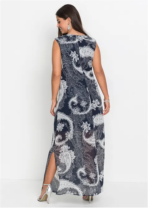 Robe longue en mousseline, bonprix