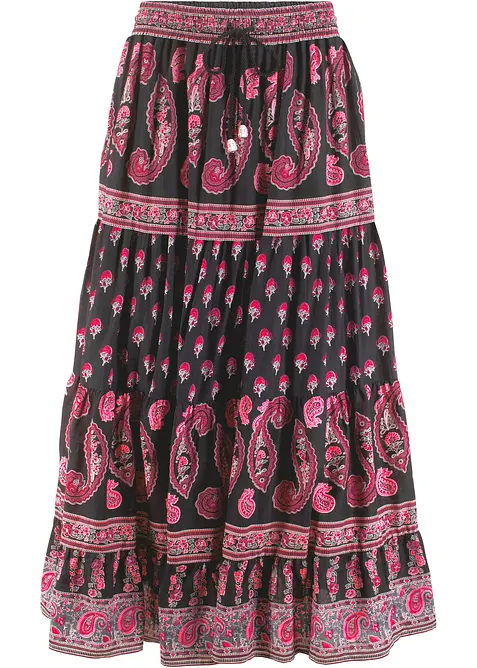 Jupe longue 100% coton, bonprix