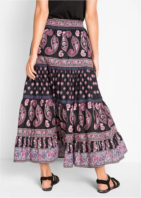 Jupe longue 100% coton, bonprix