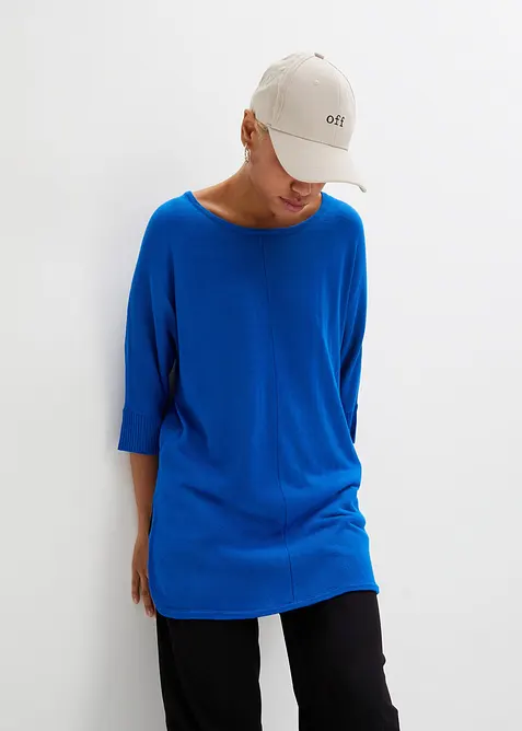 Pull en fine maille manches 3/4, bonprix