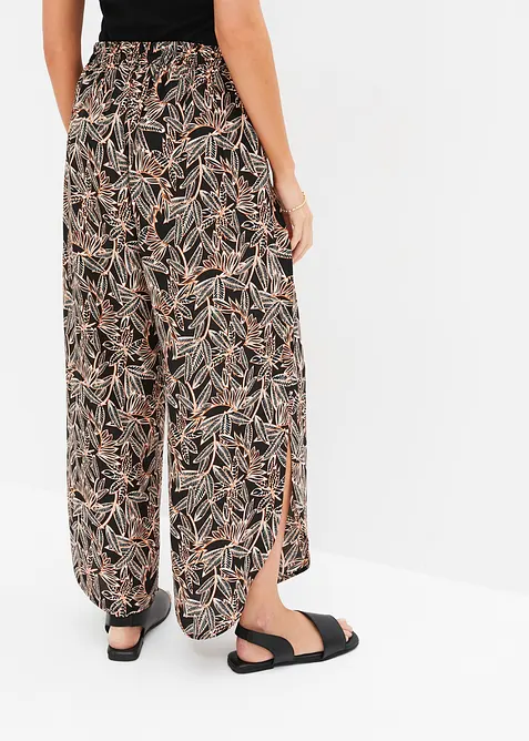 Pantalon palazzo fendu en bas, bonprix