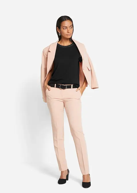 T-shirt avec manches en mousseline, bonprix