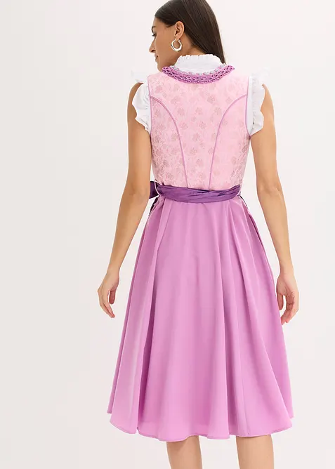 Dirndl avec tablier &agrave; sequins (ens. 2 pces), bonprix