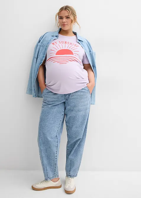 T-shirt de grossesse et d&rsquo;allaitement en coton, bonprix