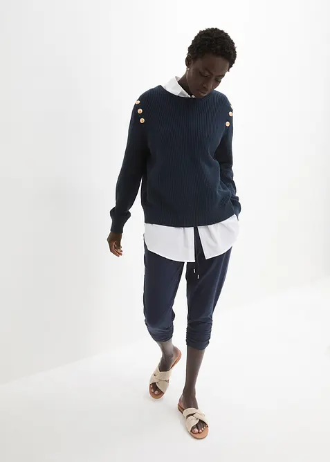 Pantalon en jersey coton, bonprix