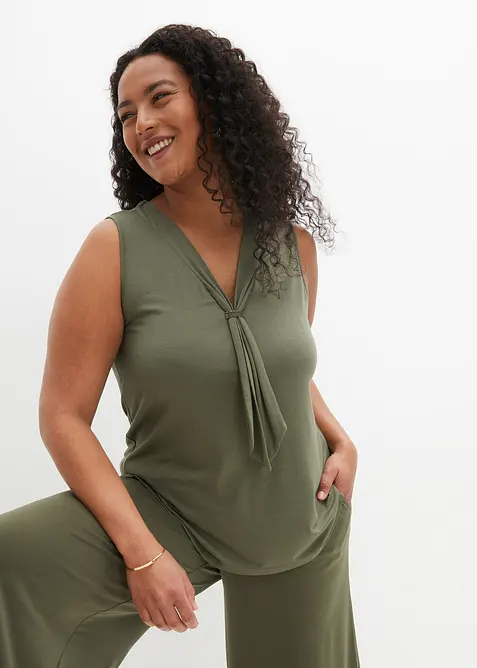 Top &agrave; col lavalli&egrave;re, bonprix