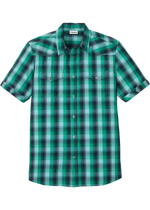 Chemise manches courtes &agrave; poches plaqu&eacute;es, bonprix