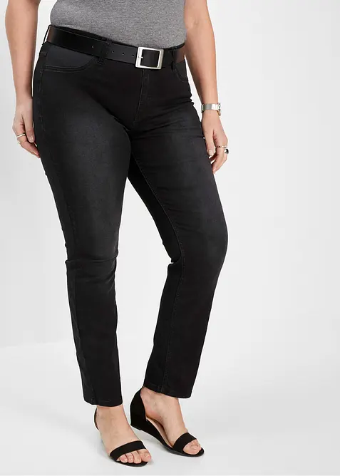 Jean skinny taille mi-haute, extensible, bonprix
