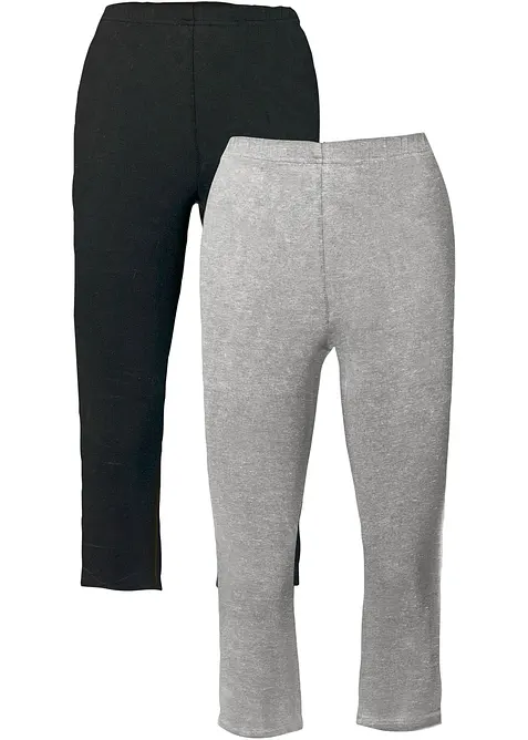 Lot de 2 leggings corsaire, bonprix